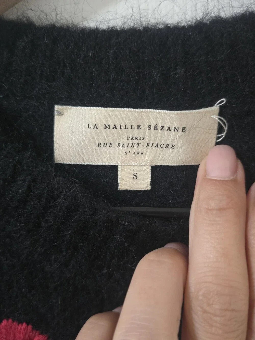 Sezane Uriel Mohair/wool Sweater Mini Dress Size S - Picture 4 of 6
